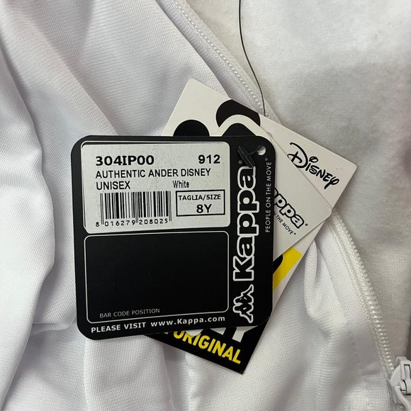 NWT Kappa 1pc Authentic Ander Disney Unisex Hoodie - Picture 5 of 6